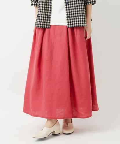 NHHGE84330 GIANNI LO GIUDICE(小さいサイズ) カラーリネン製品洗いスカート