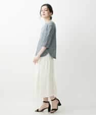 NHHGQ01270 GIANNI LO GIUDICE(小さいサイズ)(メゾン ドゥ サンク) リネンタックスカート レッド