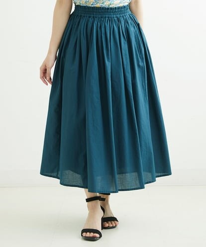 NHHGS30200 GIANNI LO GIUDICE(小さいサイズ) コットンボイルギャザースカート