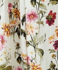 NHHGU81290 GIANNI LO GIUDICE(小さいサイズ)(メゾン ドゥ サンク) LIBERTYプリントタックギャザースカート（BARBARA COVINGTON） ネイビー系