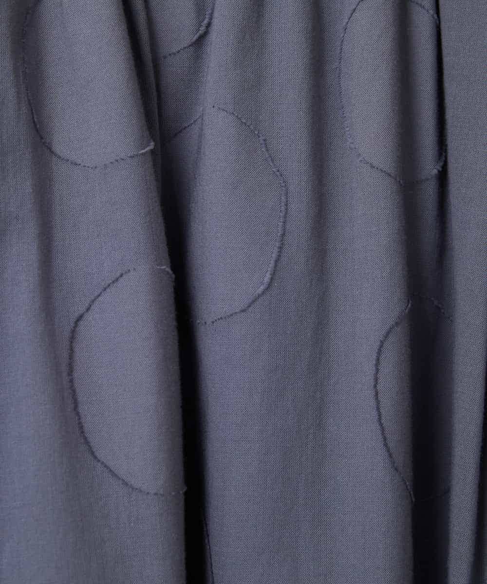 NHHHA10360 GIANNI LO GIUDICE(小さいサイズ)(メゾン ドゥ サンク) ドットジャガードスカート グレー