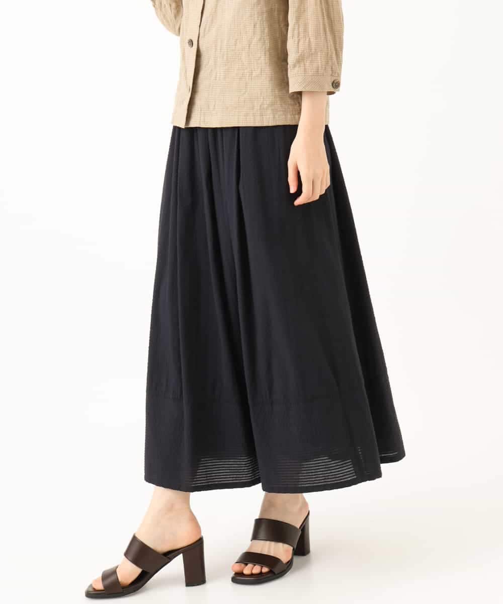 NHHHD05200 GIANNI LO GIUDICE(小さいサイズ)(メゾン ドゥ サンク) コットンシアサッカースカート グリーン