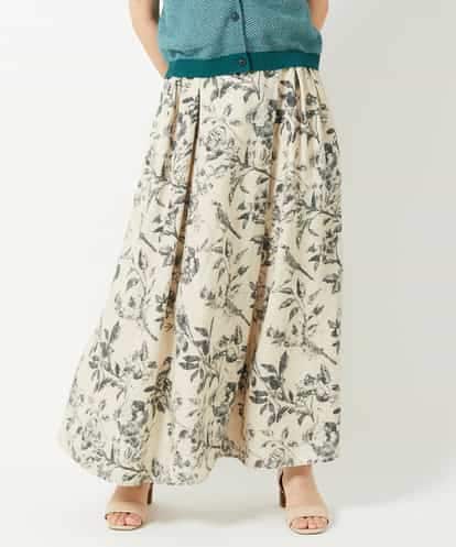 NHHHF91290 GIANNI LO GIUDICE(小さいサイズ) 淡彩フラワープリントスカート