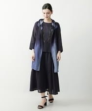 NHHHP01270 GIANNI LO GIUDICE(小さいサイズ)(メゾン ドゥ サンク) 【セットアップ対応】先染めコットンサッカーギャザースカート マスタード