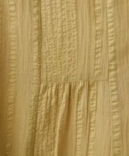 NHHHP01270 GIANNI LO GIUDICE(小さいサイズ)(メゾン ドゥ サンク) 【セットアップ対応】先染めコットンサッカーギャザースカート マスタード