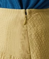 NHHHP01270 GIANNI LO GIUDICE(小さいサイズ)(メゾン ドゥ サンク) 【セットアップ対応】先染めコットンサッカーギャザースカート マスタード