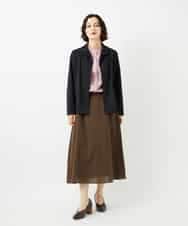 NHHJB80330 GIANNI LO GIUDICE(小さいサイズ)(メゾン ドゥ サンク) [日本製]ミラクルウェーブスカート ターコイズブルー