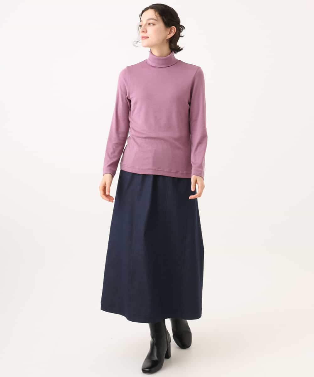 NHHJD14300 GIANNI LO GIUDICE(小さいサイズ)(メゾン ドゥ サンク) [セットアップ対応]デニムライクシャンブレースカート ネイビー