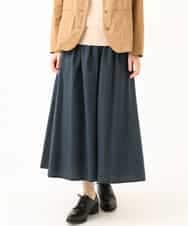 NHHJD16330 GIANNI LO GIUDICE(小さいサイズ)(メゾン ドゥ サンク) レジメンストライプスカート ブルー