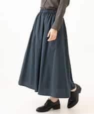 NHHJD16330 GIANNI LO GIUDICE(小さいサイズ)(メゾン ドゥ サンク) レジメンストライプスカート ベージュ
