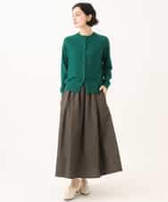 NHHJD16330 GIANNI LO GIUDICE(小さいサイズ)(メゾン ドゥ サンク) レジメンストライプスカート ベージュ