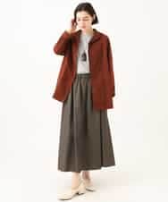 NHHJD16330 GIANNI LO GIUDICE(小さいサイズ)(メゾン ドゥ サンク) レジメンストライプスカート ベージュ