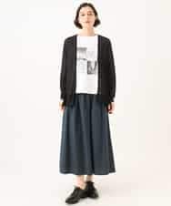 NHHJD16330 GIANNI LO GIUDICE(小さいサイズ)(メゾン ドゥ サンク) レジメンストライプスカート ベージュ