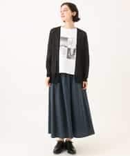 NHHJD16330 GIANNI LO GIUDICE(小さいサイズ)(メゾン ドゥ サンク) レジメンストライプスカート ベージュ