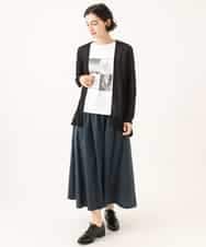 NHHJD16330 GIANNI LO GIUDICE(小さいサイズ)(メゾン ドゥ サンク) レジメンストライプスカート ベージュ