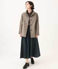 NHHJD16330 GIANNI LO GIUDICE(小さいサイズ)(メゾン ドゥ サンク) レジメンストライプスカート ベージュ