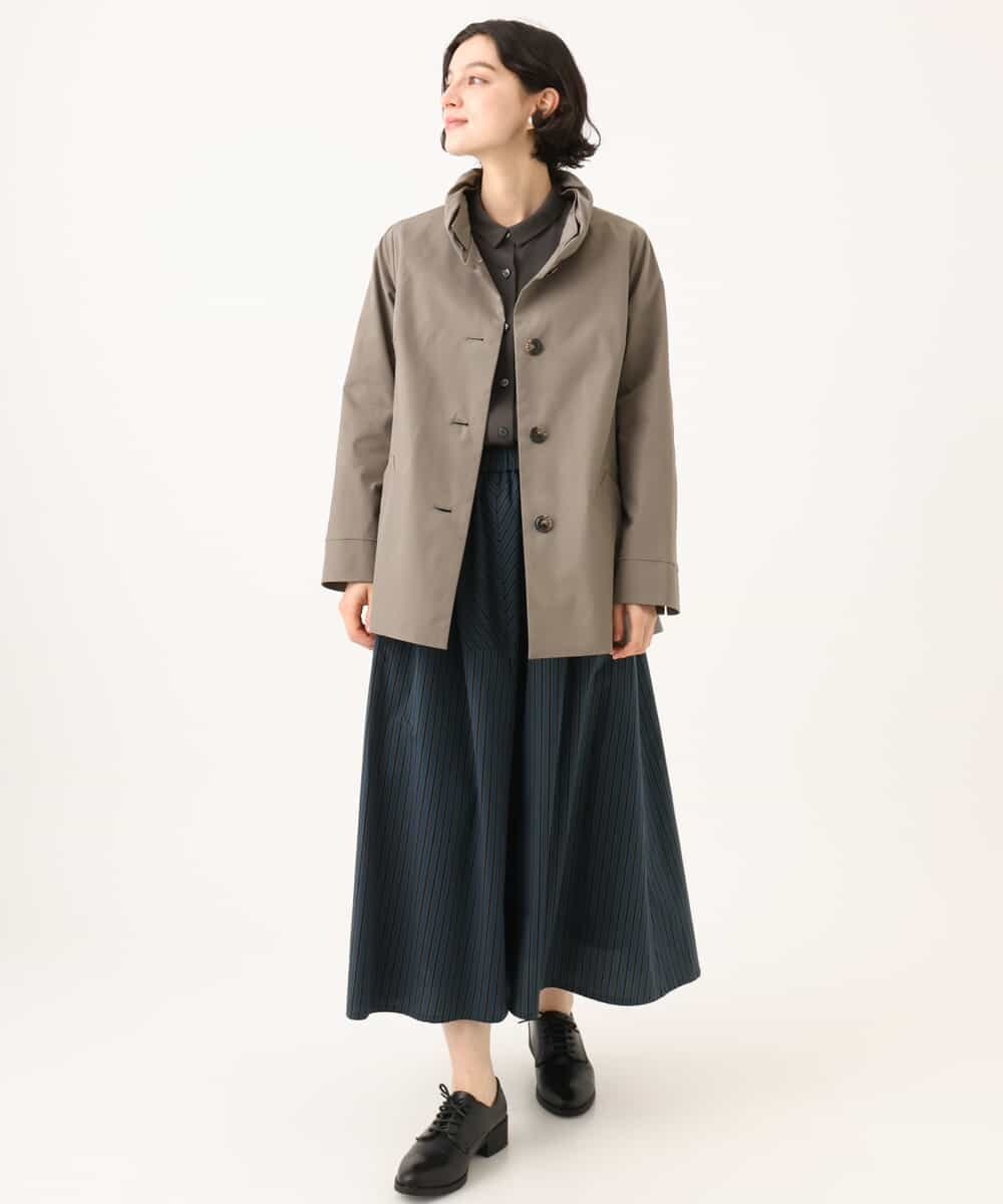 NHHJD16330 GIANNI LO GIUDICE(小さいサイズ)(メゾン ドゥ サンク) レジメンストライプスカート ベージュ