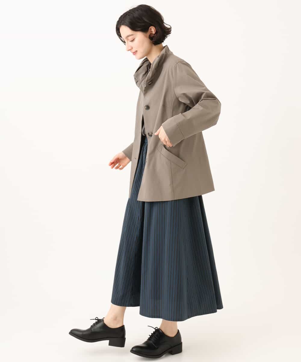 NHHJD16330 GIANNI LO GIUDICE(小さいサイズ)(メゾン ドゥ サンク) レジメンストライプスカート ベージュ