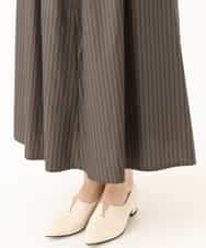 NHHJD16330 GIANNI LO GIUDICE(小さいサイズ)(メゾン ドゥ サンク) レジメンストライプスカート ベージュ