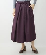 NHHJS20270 GIANNI LO GIUDICE(小さいサイズ)(メゾン ドゥ サンク) [セットアップ対応/洗える]ステッチドビースカート パープル