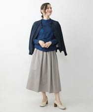 NHHJS20270 GIANNI LO GIUDICE(小さいサイズ)(メゾン ドゥ サンク) [セットアップ対応/洗える]ステッチドビースカート パープル