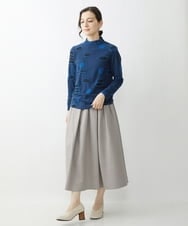 NHHJS20270 GIANNI LO GIUDICE(小さいサイズ)(メゾン ドゥ サンク) [セットアップ対応/洗える]ステッチドビースカート パープル
