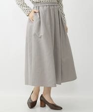 NHHJS20270 GIANNI LO GIUDICE(小さいサイズ)(メゾン ドゥ サンク) [セットアップ対応/洗える]ステッチドビースカート グレー