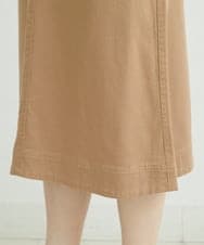 NHHLD60150 GIANNI LO GIUDICE(小さいサイズ)(メゾン ドゥ サンク) 【洗える】チノストレッチセミフレアスカート ベージュ
