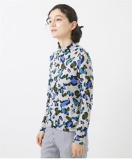 NHKAB10250 GIANNI LO GIUDICE(小さいサイズ)(メゾン ドゥ サンク) [日本製]ウールガーゼ天竺アニマルカットソー ライトグレー系