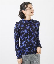 NHKAB10250 GIANNI LO GIUDICE(小さいサイズ)(メゾン ドゥ サンク) [日本製]ウールガーゼ天竺アニマルカットソー ライトグレー系