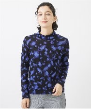 NHKAB10250 GIANNI LO GIUDICE(小さいサイズ)(メゾン ドゥ サンク) [日本製]ウールガーゼ天竺アニマルカットソー ライトグレー系