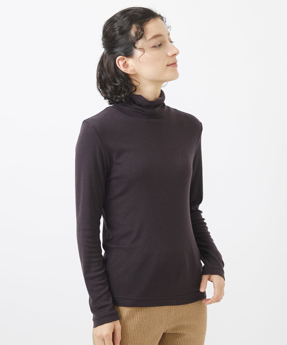 NHKAB12100 GIANNI LO GIUDICE(小さいサイズ)(メゾン ドゥ サンク) [日本製]リヨセルウールガーゼフライスカットソー グリーン