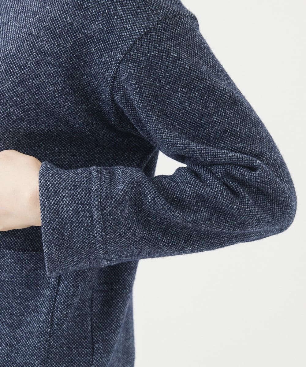 NHKAB40290 GIANNI LO GIUDICE(小さいサイズ)(メゾン ドゥ サンク) デニムライクジャージーカットソー ネイビー