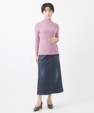 NHKAC80100 GIANNI LO GIUDICE(小さいサイズ)(メゾン ドゥ サンク) ミップ プロッサムベア天無地ハイネックカットソー ライトグリーン