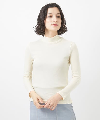 NHKAC82072 GIANNI LO GIUDICE(小さいサイズ) エアーコットン無地ハイネックカットソー