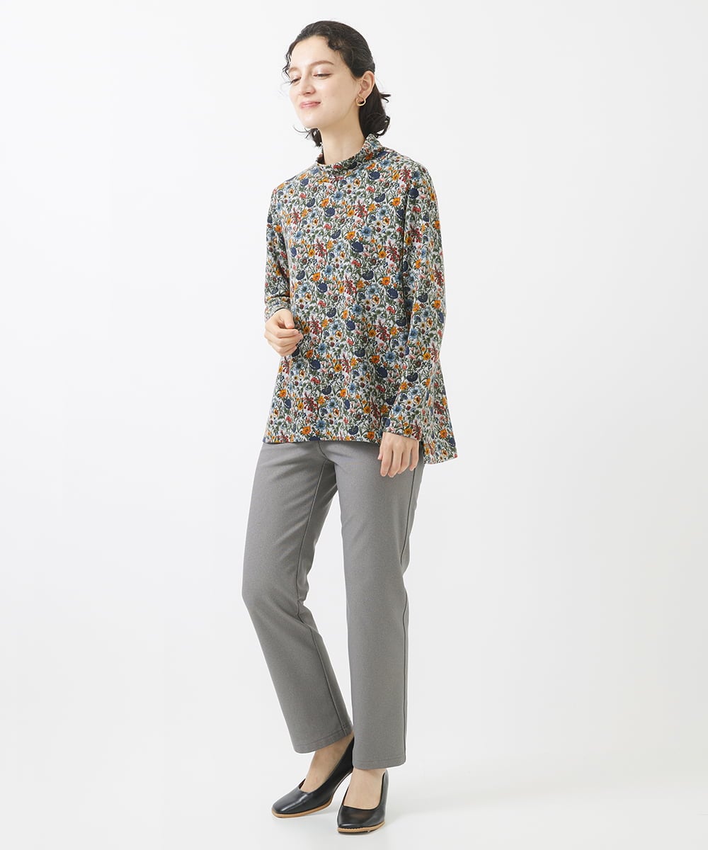 LIBERTYプリントロング丈カットソー（Rachel）(カットソー・T