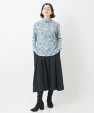 NHKAC92160 GIANNI LO GIUDICE(小さいサイズ)(メゾン ドゥ サンク) マッププリントハイネックカットソー ピンク系