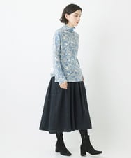 NHKAC92160 GIANNI LO GIUDICE(小さいサイズ)(メゾン ドゥ サンク) マッププリントハイネックカットソー ピンク系