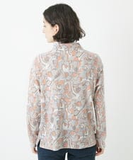 NHKAC92160 GIANNI LO GIUDICE(小さいサイズ)(メゾン ドゥ サンク) マッププリントハイネックカットソー ピンク系