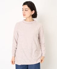 NHKAC93160 GIANNI LO GIUDICE(小さいサイズ)(メゾン ドゥ サンク) 更紗パイルジャカードプルオーバー ライトベージュ