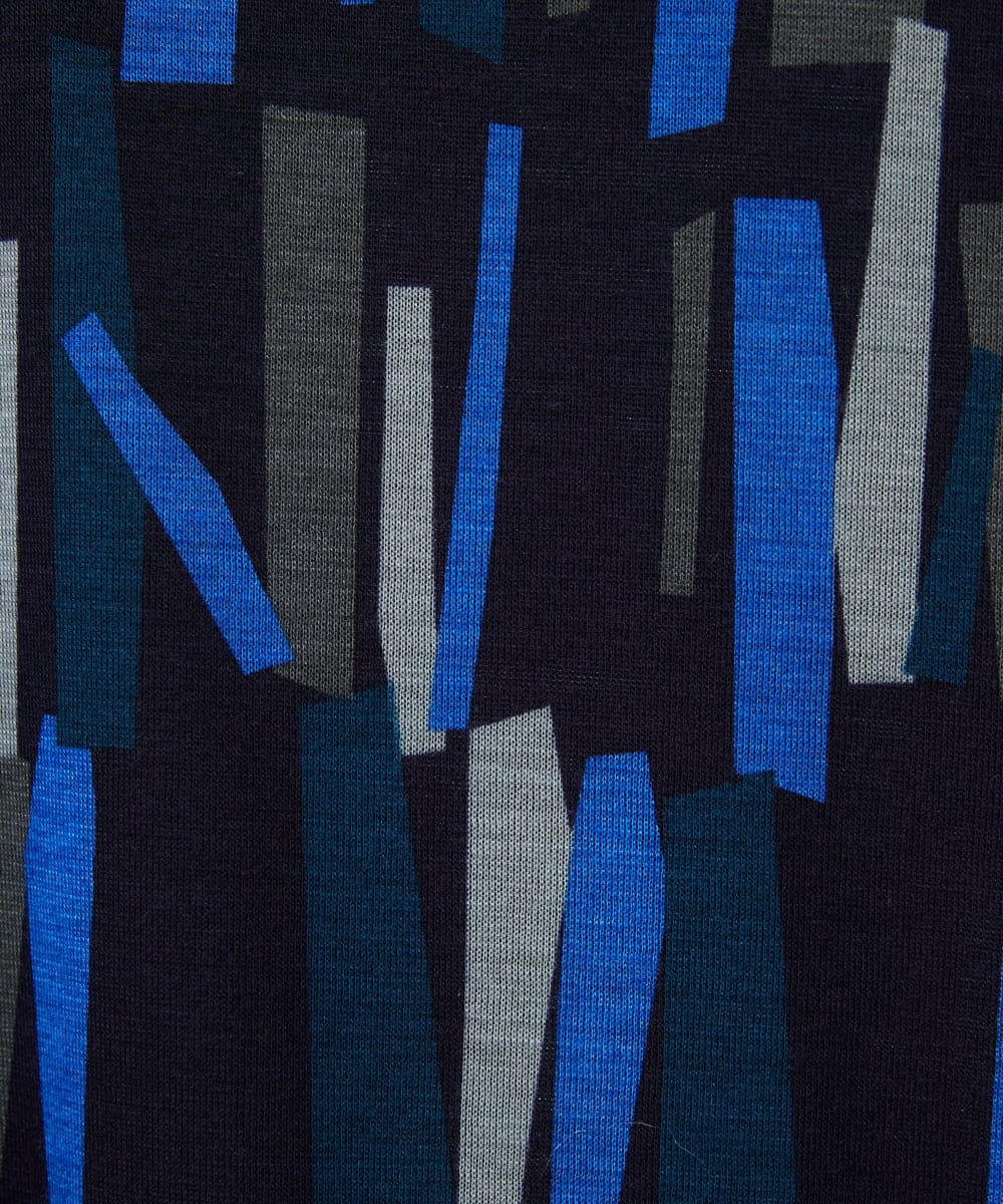 NHKAD02230 GIANNI LO GIUDICE(小さいサイズ)(メゾン ドゥ サンク) [日本製]Tenリバースティックプリントカットソー レッド