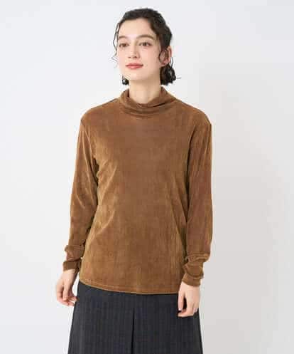 NHKAE40180 GIANNI LO GIUDICE(小さいサイズ) [日本製]タマムシパイルフロッキーカットソー