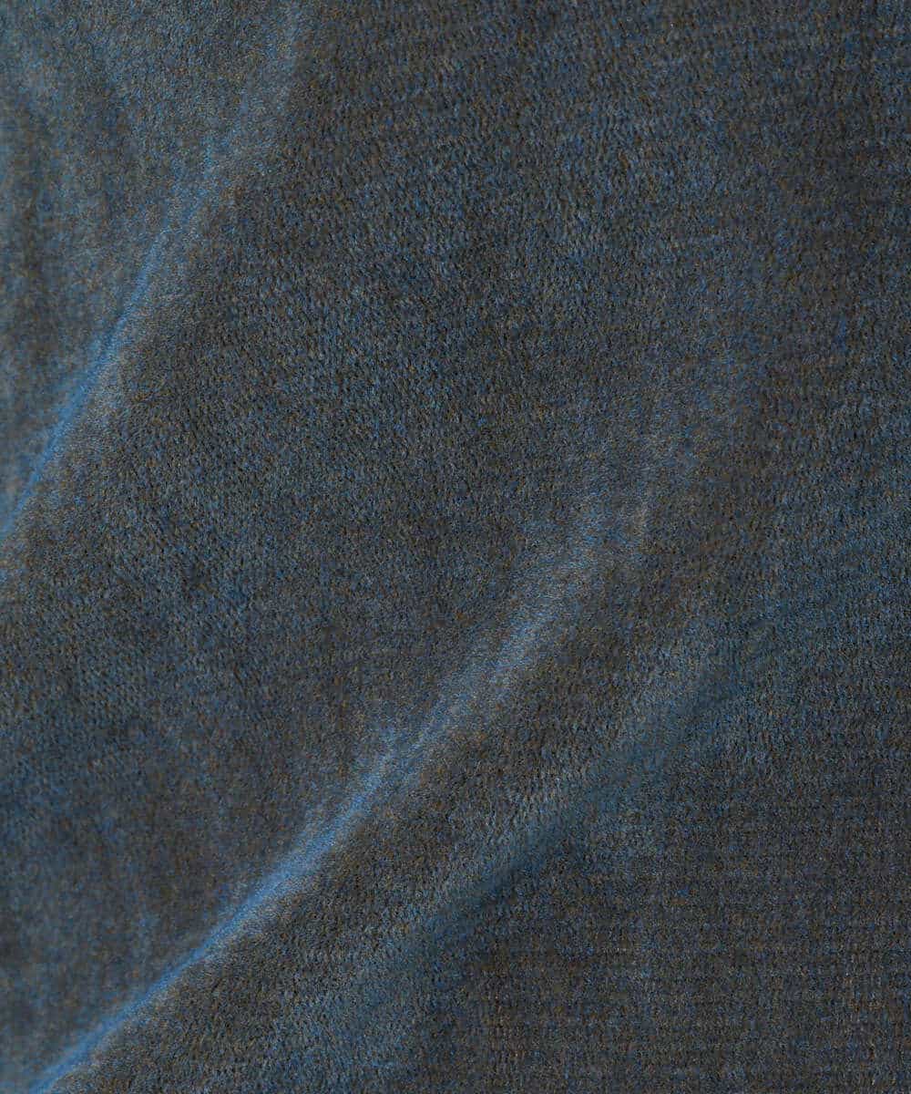 NHKAE40180 GIANNI LO GIUDICE(小さいサイズ)(メゾン ドゥ サンク) [日本製]タマムシパイルフロッキーカットソー ブラウン