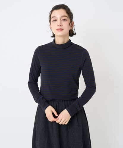 NHKAF41180 GIANNI LO GIUDICE(小さいサイズ) [日本製]ラグウォームボーダーカットソー