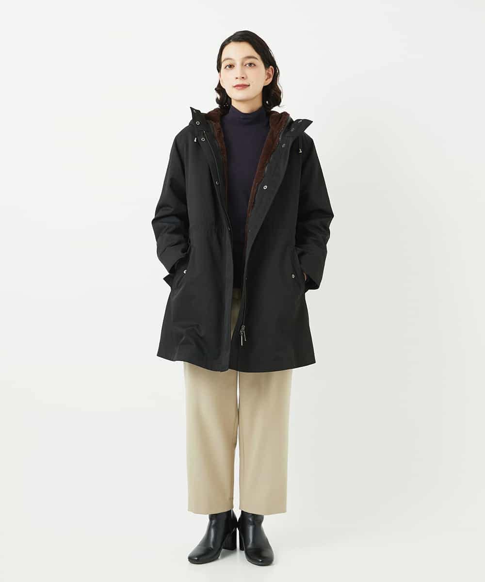 NHKAF85130 GIANNI LO GIUDICE(小さいサイズ)(メゾン ドゥ サンク) ミッププロッサムベア天ボーダー柄ハイネックカットソー ベージュ