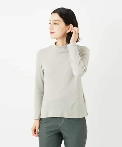 NHKAF86090 GIANNI LO GIUDICE(小さいサイズ) エアーコットンストライプ柄ハイネックカットソー