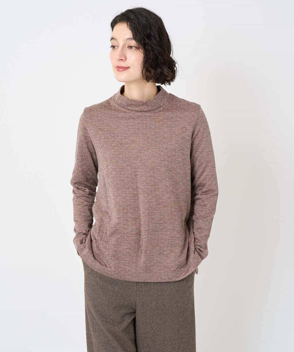 NHKAF89160 GIANNI LO GIUDICE(小さいサイズ)(メゾン ドゥ サンク) ドット柄プルオーバー ブラウン系