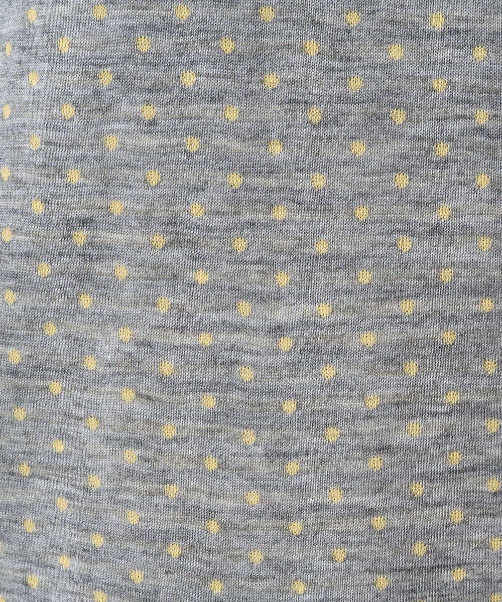 NHKAF89160 GIANNI LO GIUDICE(小さいサイズ)(メゾン ドゥ サンク) ドット柄プルオーバー ライトグレー系