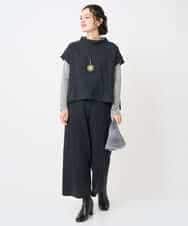 NHKAF89160 GIANNI LO GIUDICE(小さいサイズ)(メゾン ドゥ サンク) ドット柄プルオーバー ライトグレー系