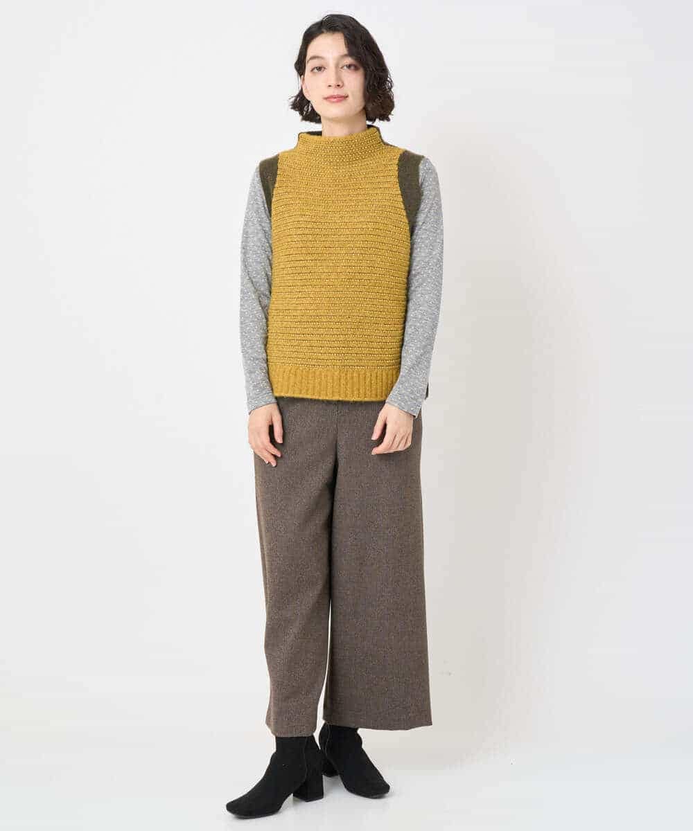 NHKAF89160 GIANNI LO GIUDICE(小さいサイズ)(メゾン ドゥ サンク) ドット柄プルオーバー ライトグレー系